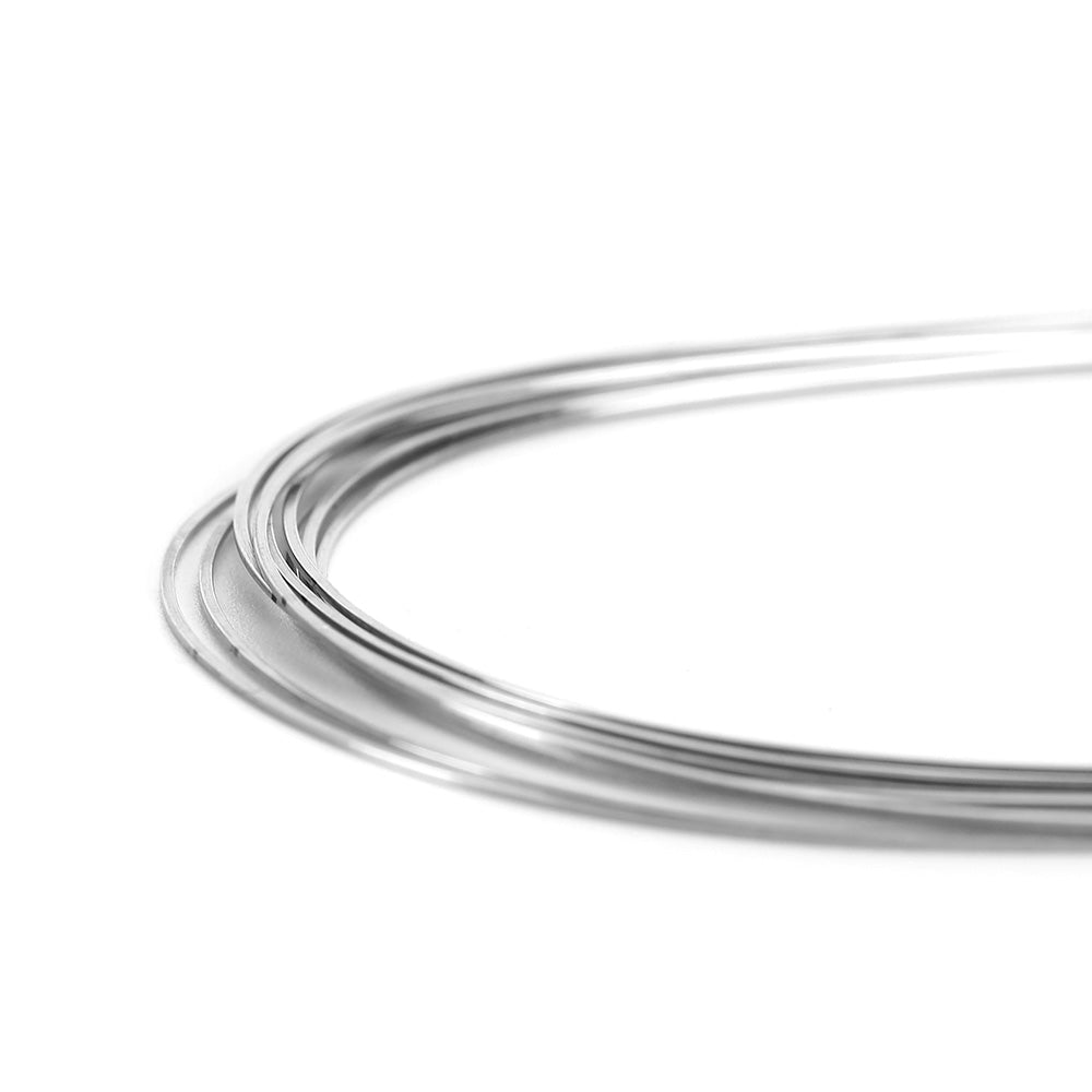 Arco de alambre AZDENT de acero inoxidable, forma natural, rectangular, 0,017 x 0,022, inferior, 10 unidades/paquete