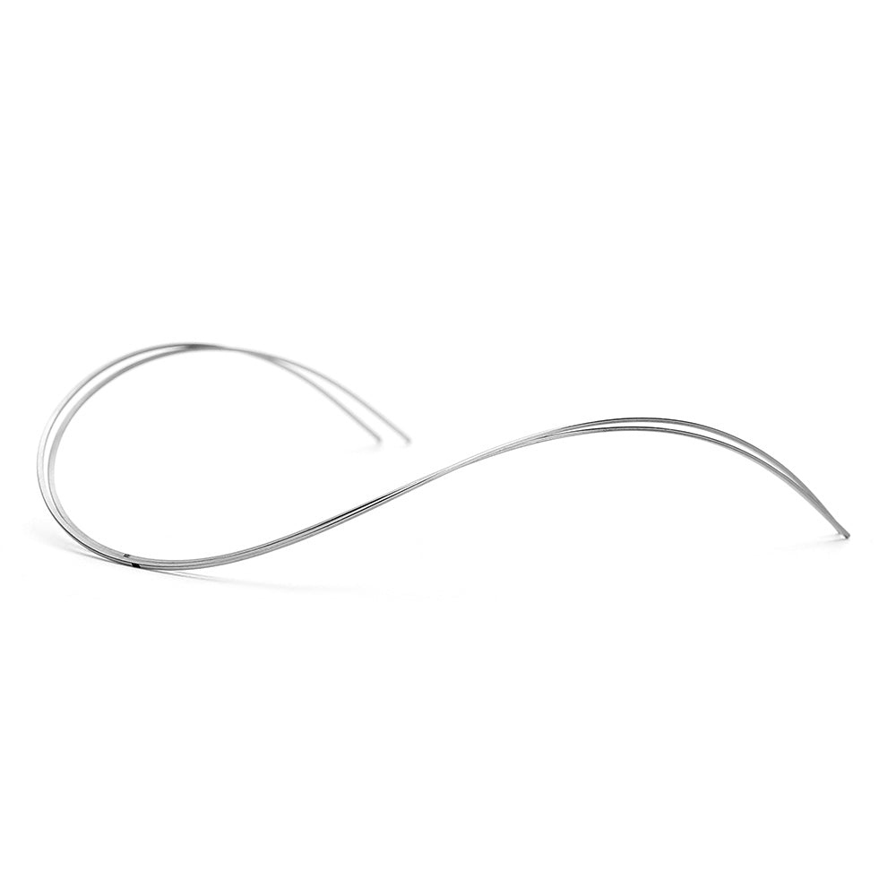 Arco de alambre AZDENT NiTi con curvatura inversa, forma real, rectangular, 0,016 x 0,022 superior, paquete de 2 unidades