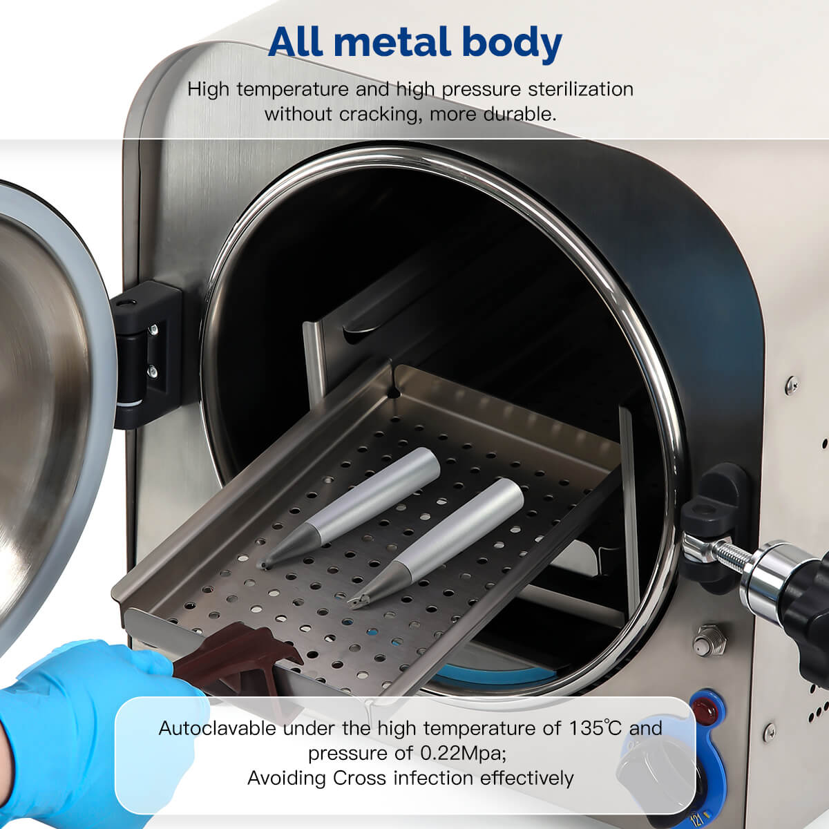 Dental Air Polisher Nozzles Gingival & Subgingival Sandblasting Handle for EMS AIR-FLOW
