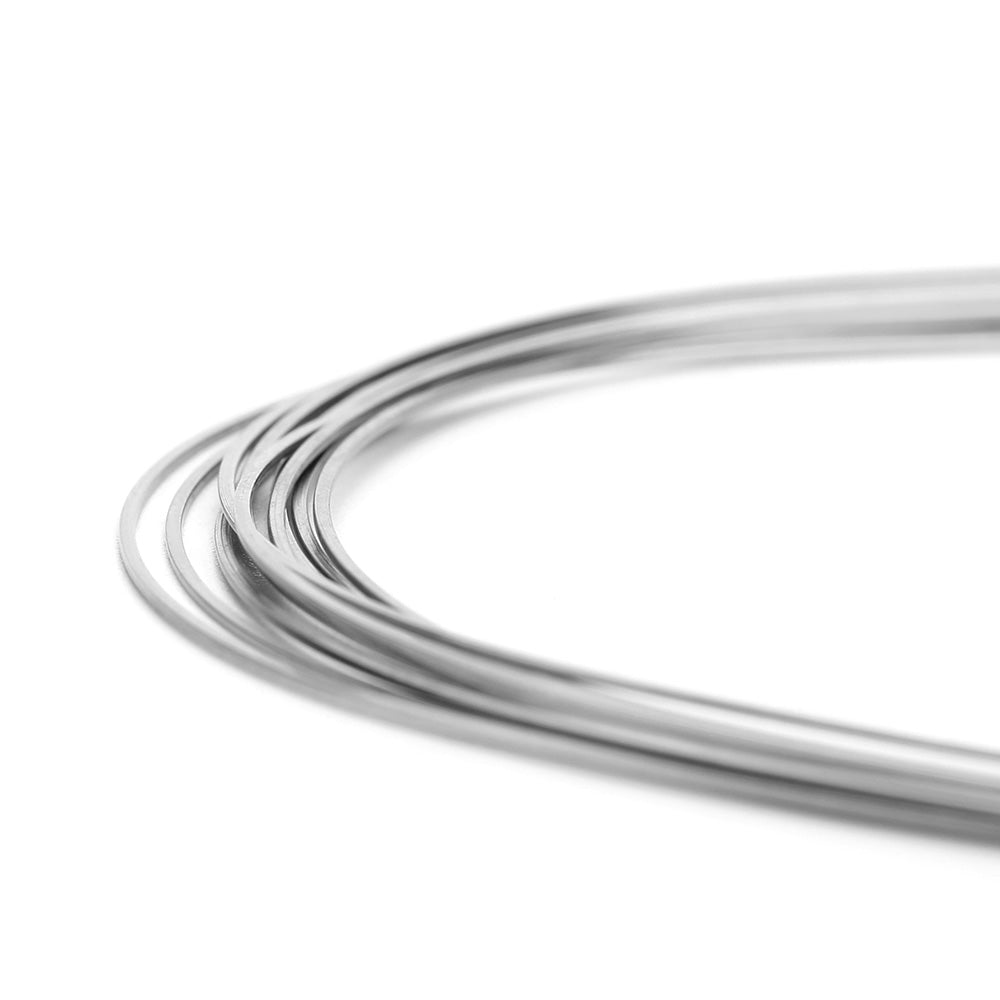 Arco de alambre AZDENT de acero inoxidable, forma ovalada, rectangular, 0,016 x 0,016, superior, 10 unidades/paquete