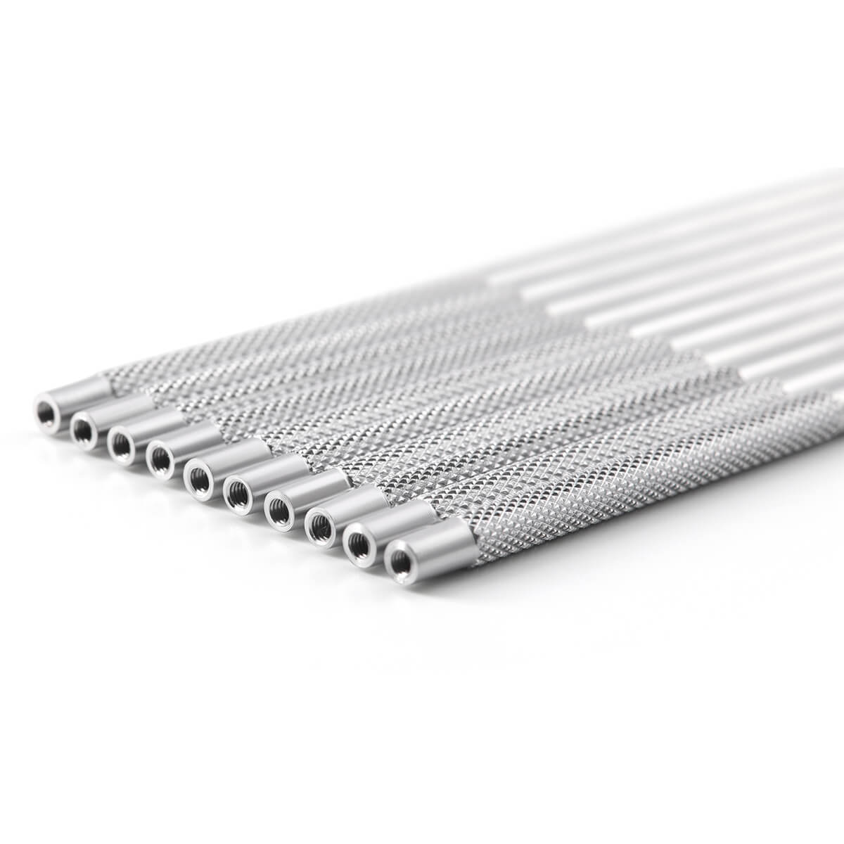 Dental Stainless Steel Mouth Mirror Handle 10Pcs/Set