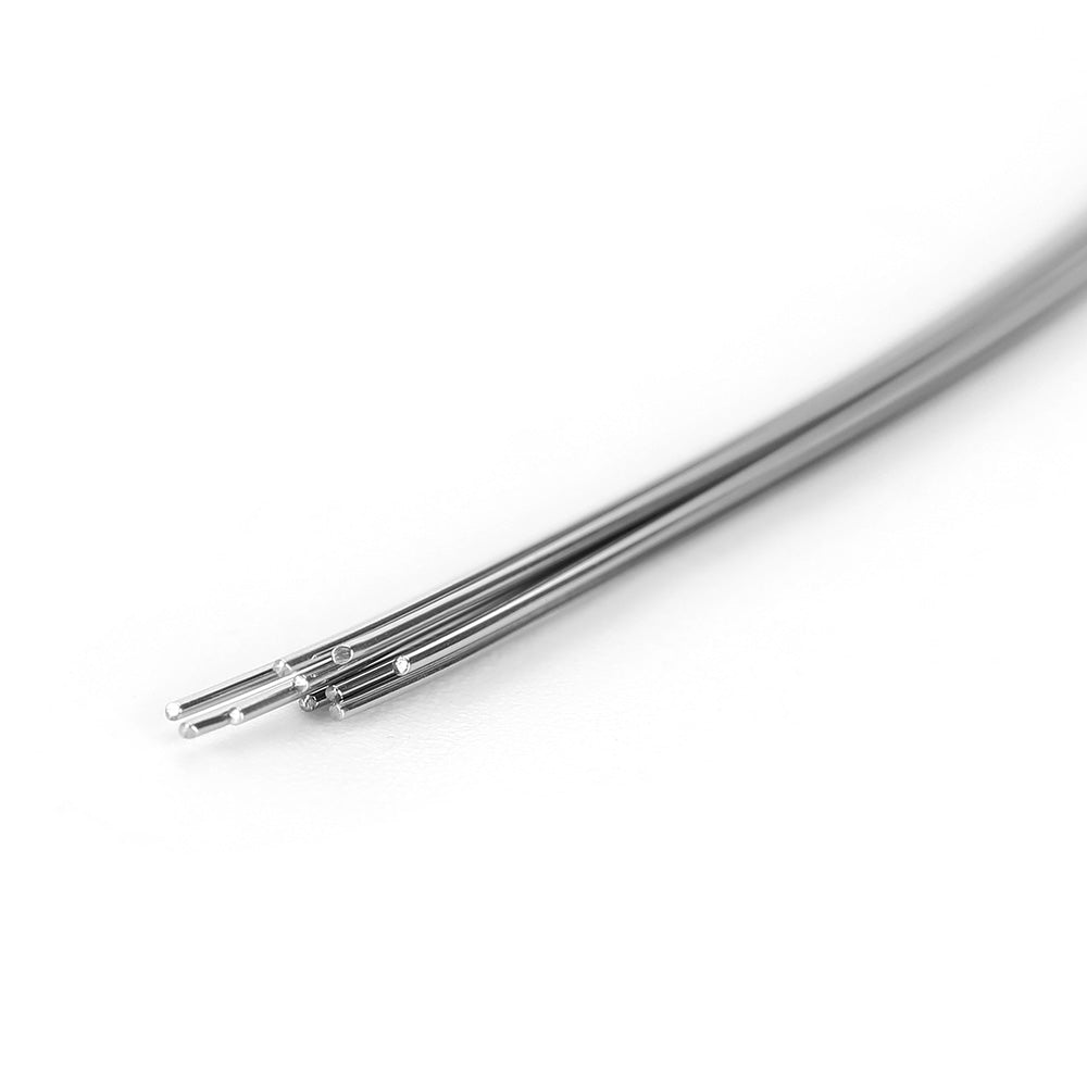 Arco de alambre AZDENT de acero inoxidable, forma ovalada, redondo, 0,020 mm, inferior, 10 unidades/paquete
