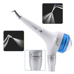 AZDENT Dental Air Polisher Prophy Teeth Whitening A2 Detachable 360° Rotating Handpiece With Quick Coupler G&P 2 Working Models