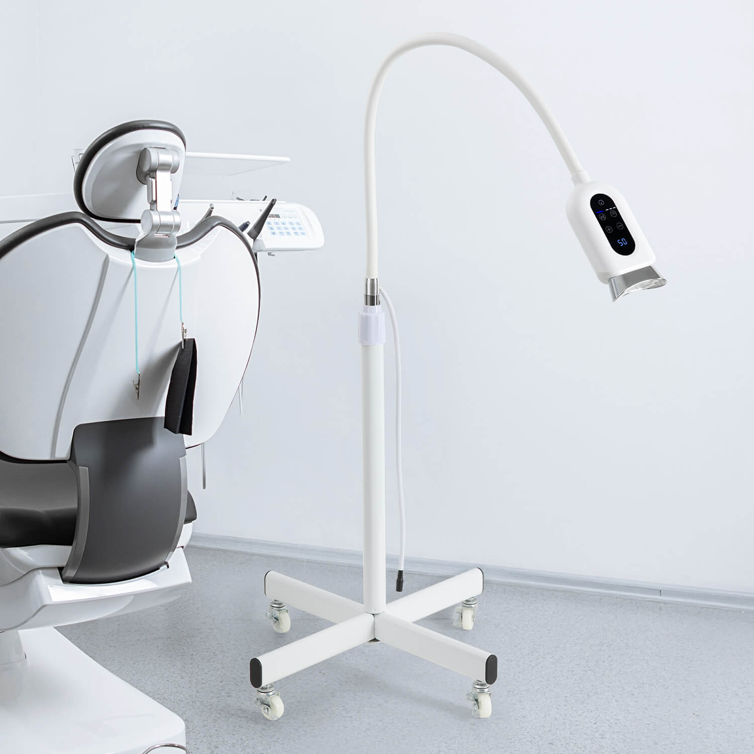 Dental 3-Color Cold Light LED Teeth Whitening Machine BM01F Floor Stand Model