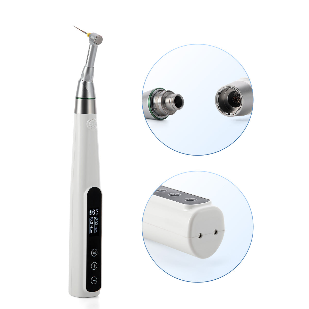 AZDENT Dental Wireless Endodontic Motor Root Canal Treatment With 16:1 Electric Contra Angle 9 Programs