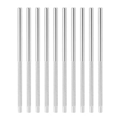 Dental Stainless Steel Mouth Mirror Handle 10Pcs/Set