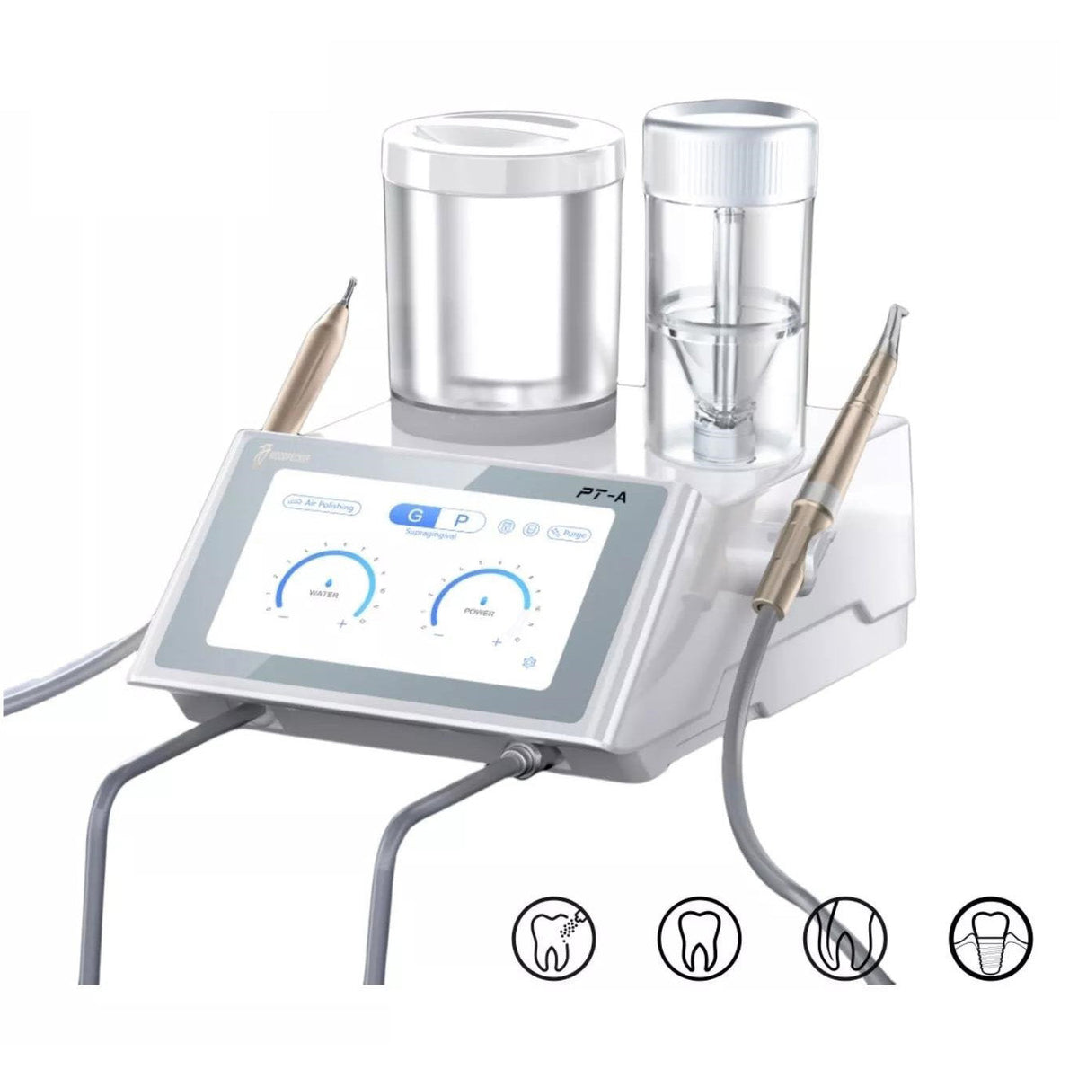 Ультразвуковой скалер и воздушная полировка Woodpecker Dental PT-A 2 в 1 Smart System