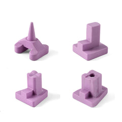 Dental Lab Ceramic Firing Pink Pegs for Porcelain Single Crowns Oven Tray