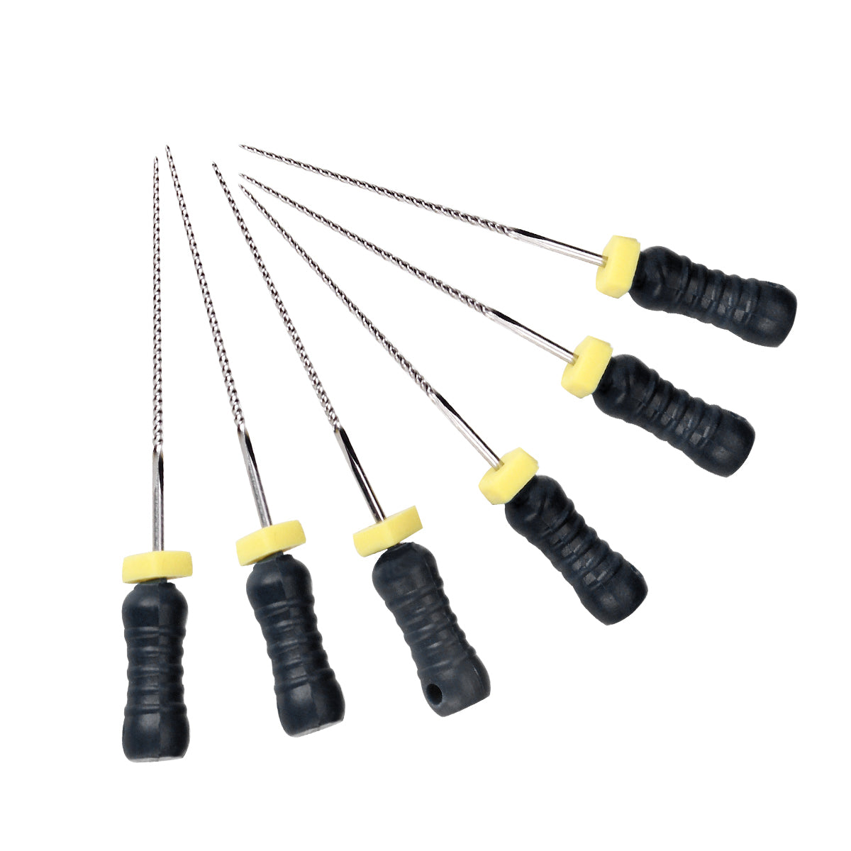 AZDENT Dental Hand K-Files Stainless Steel 25mm #40 Black 6pcs/Box