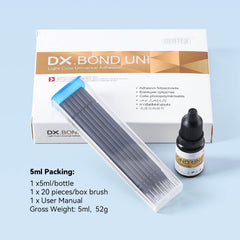 Dentex Dental Light Cure Universal Adhesive Bonding Agent Self-etch Gel 5ml