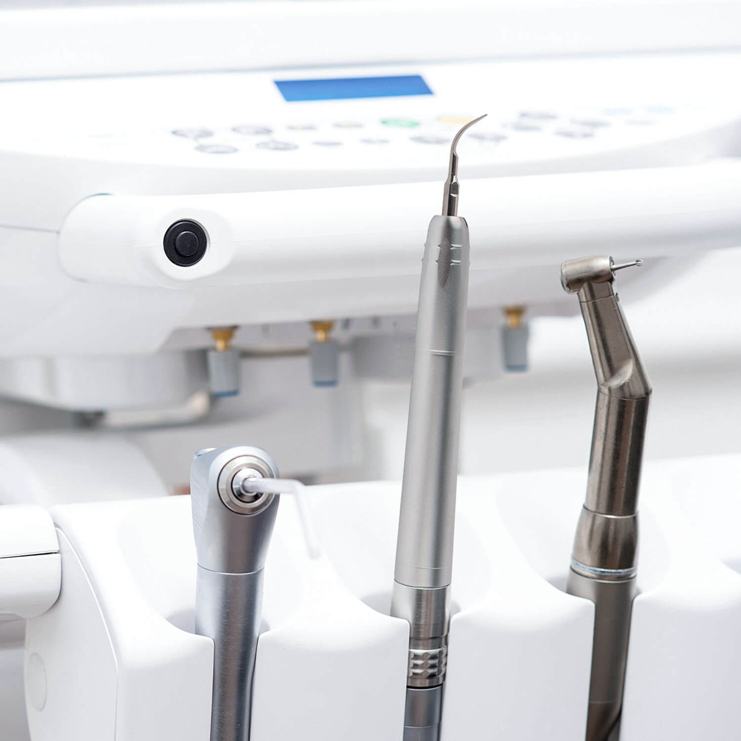 Dental Air Scaler Handpiece with 3 Tips 2/4 Holes