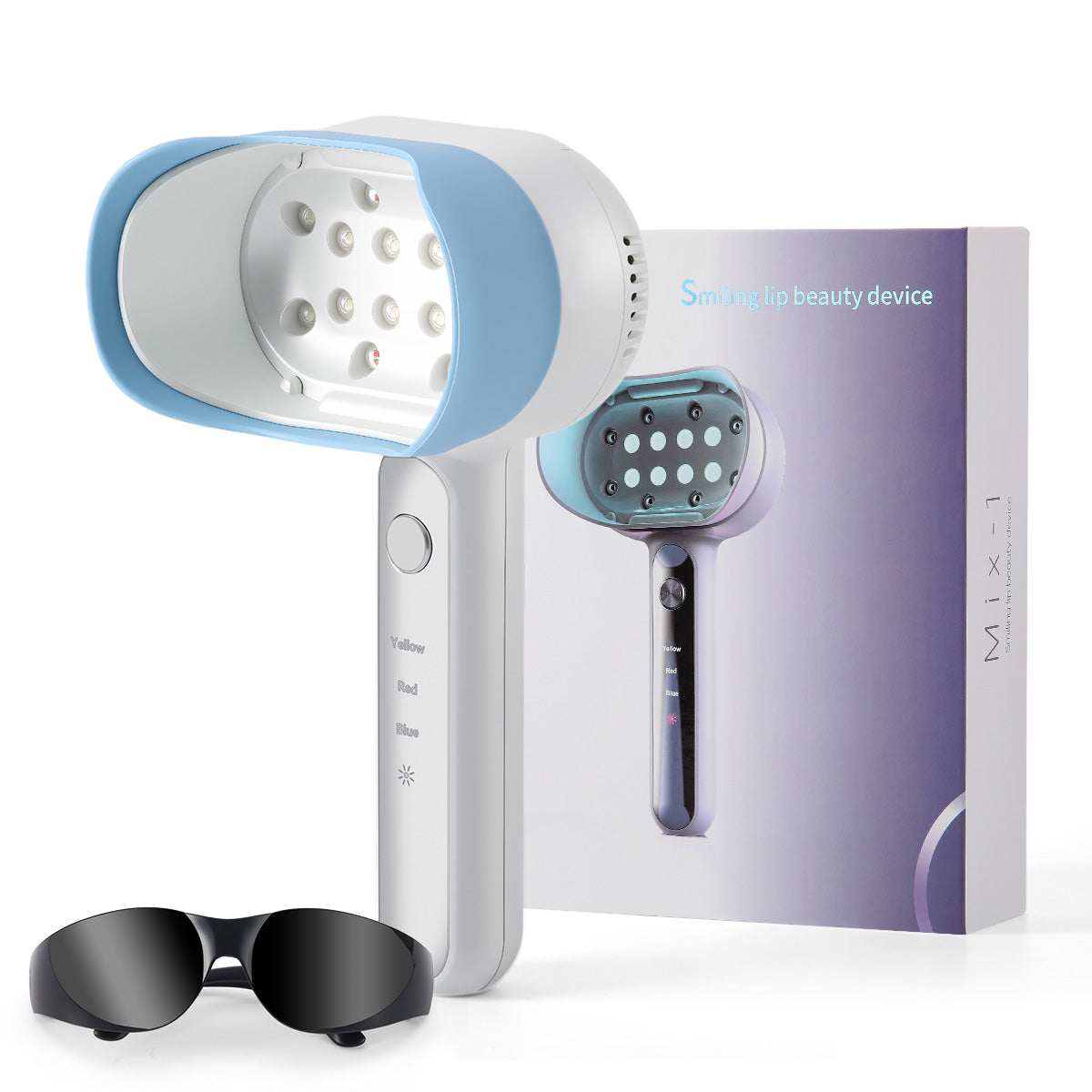 Dental Handheld Whitening Lamp 16 LED 4 Color Modes Fast Teeth Bleaching Device