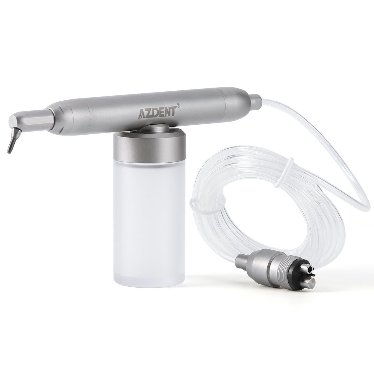 AZDENT Dental Aluminum Oxide Micro Blaster Sandblasting Gun System without Water 2/4Hole