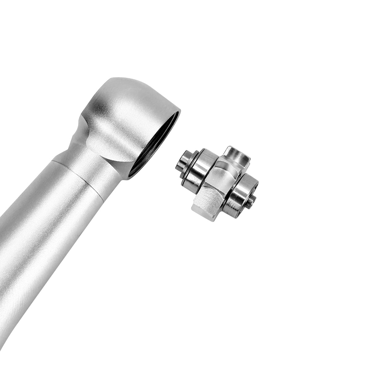 AZDENT High Speed Handpiece Torque Head Push Button E-generator LED 4 Hole Triple Water Spray