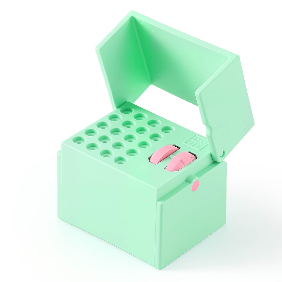 Dental 20 Holes Endo Files Disinfection Box With Memory Holder & Measuring Counter