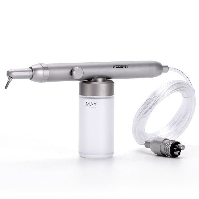 AZDENT Dental Alumina Air Abrasion Polisher Sandblasting Sandblaster Prophy Gun 2/4Hole