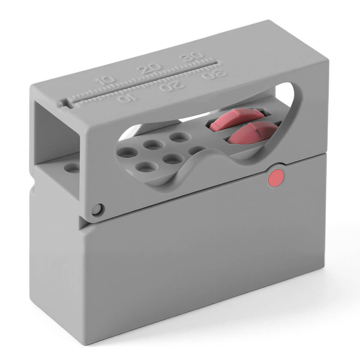 Dental 10 Holes Endo Files Disinfection Box With Memory Holder & Measuring Counter