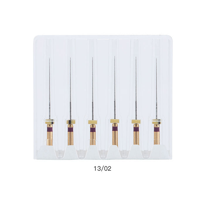 Dental Endo Rotary Files Nickel Titanium Alloy Engine Use 25mm Assorted 6Pcs/Box