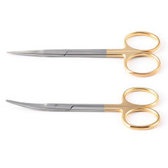 Dental Surgical Operating Scissors Stainless Steel Straight/Curved Tip SHARP Instrument