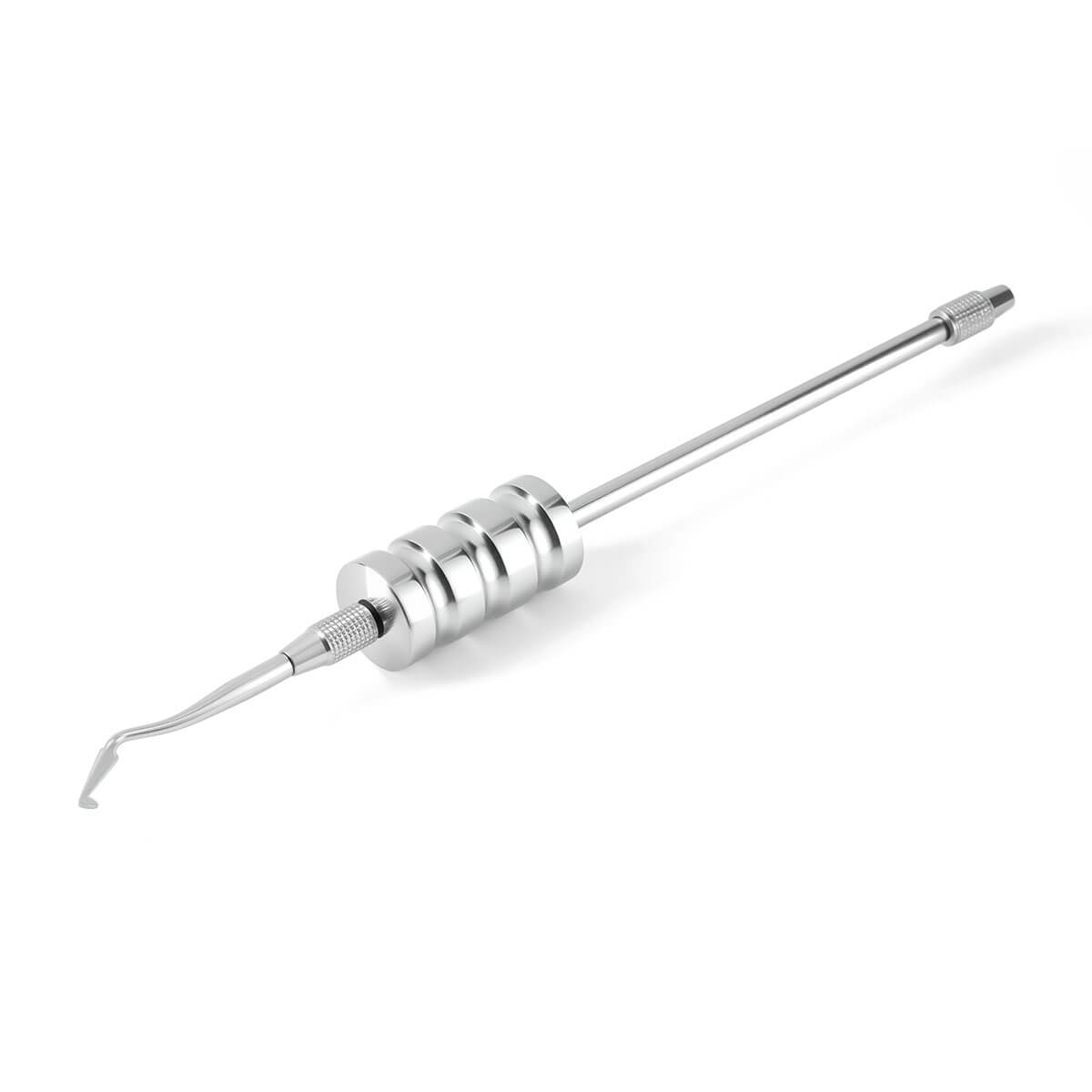 Dental Stainless Steel Manual Crown Remover Kit with 3 Attachments Tips