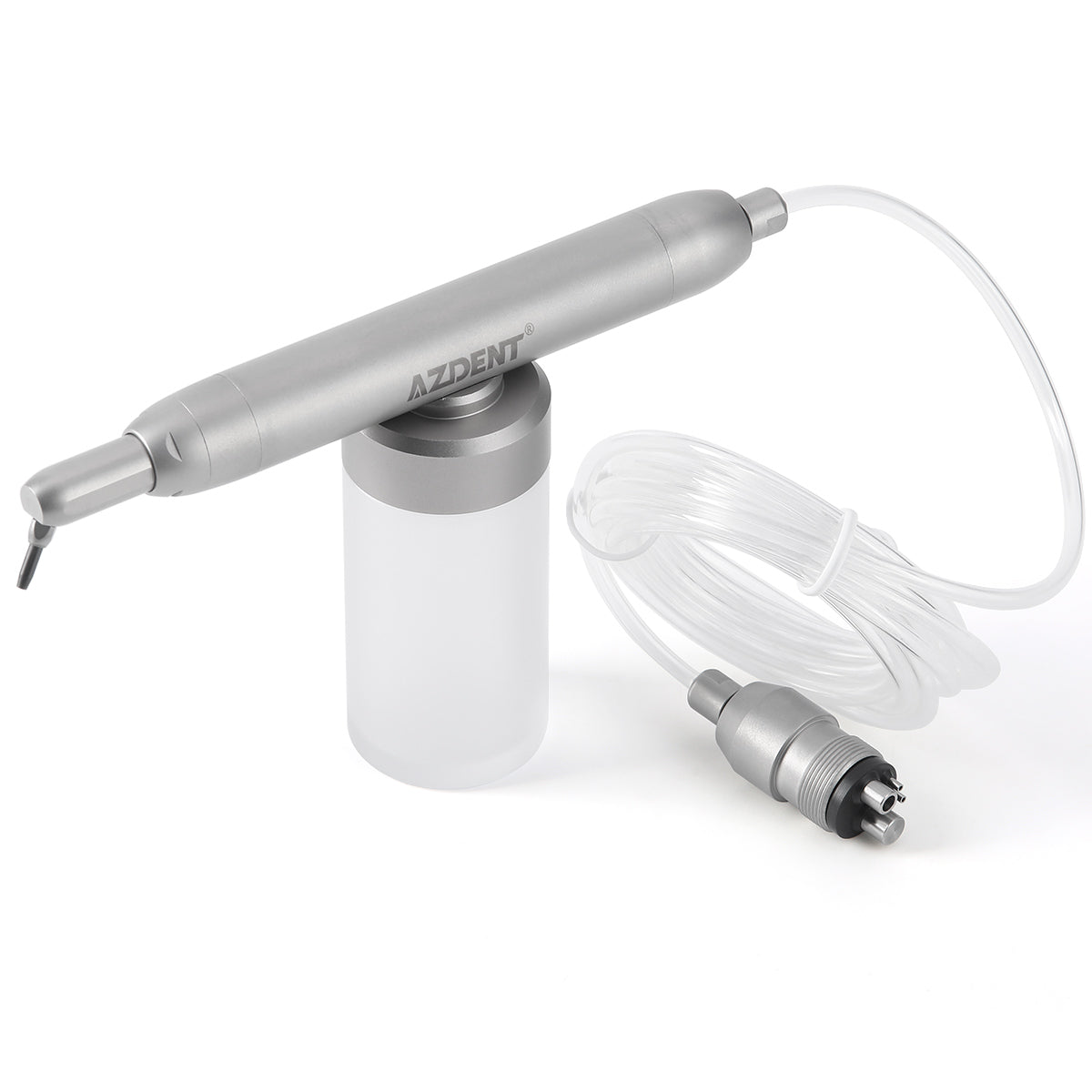 AZDENT Dental Aluminum Oxide Micro Blaster Sandblasting Gun System without Water 2/4Hole