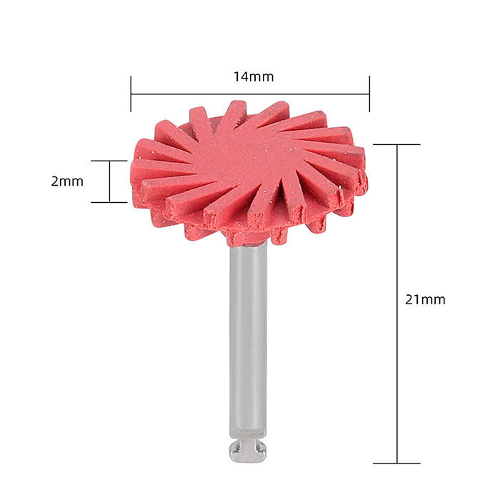 Dental Composite Polishing Wheel Rubber Polisher Coarse/Medium/Fine 1pc/Bag