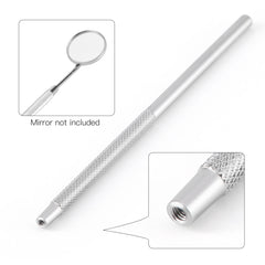 Dental Stainless Steel Mouth Mirror Handle 10Pcs/Set
