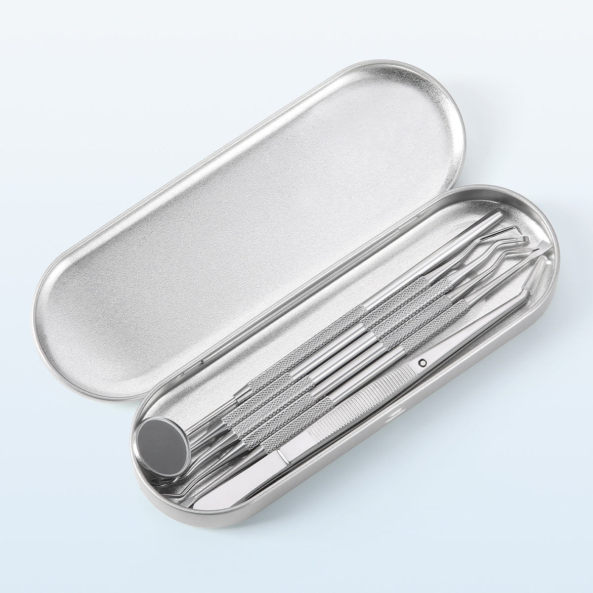 Dental Cleaning Tool Set Stainless Steel 6pcs/Set