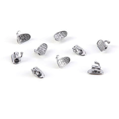 Tubo bucal AZDENT para 2.º molar, monobloque cementable, no convertible, Roth 0.018, 20 juegos/caja