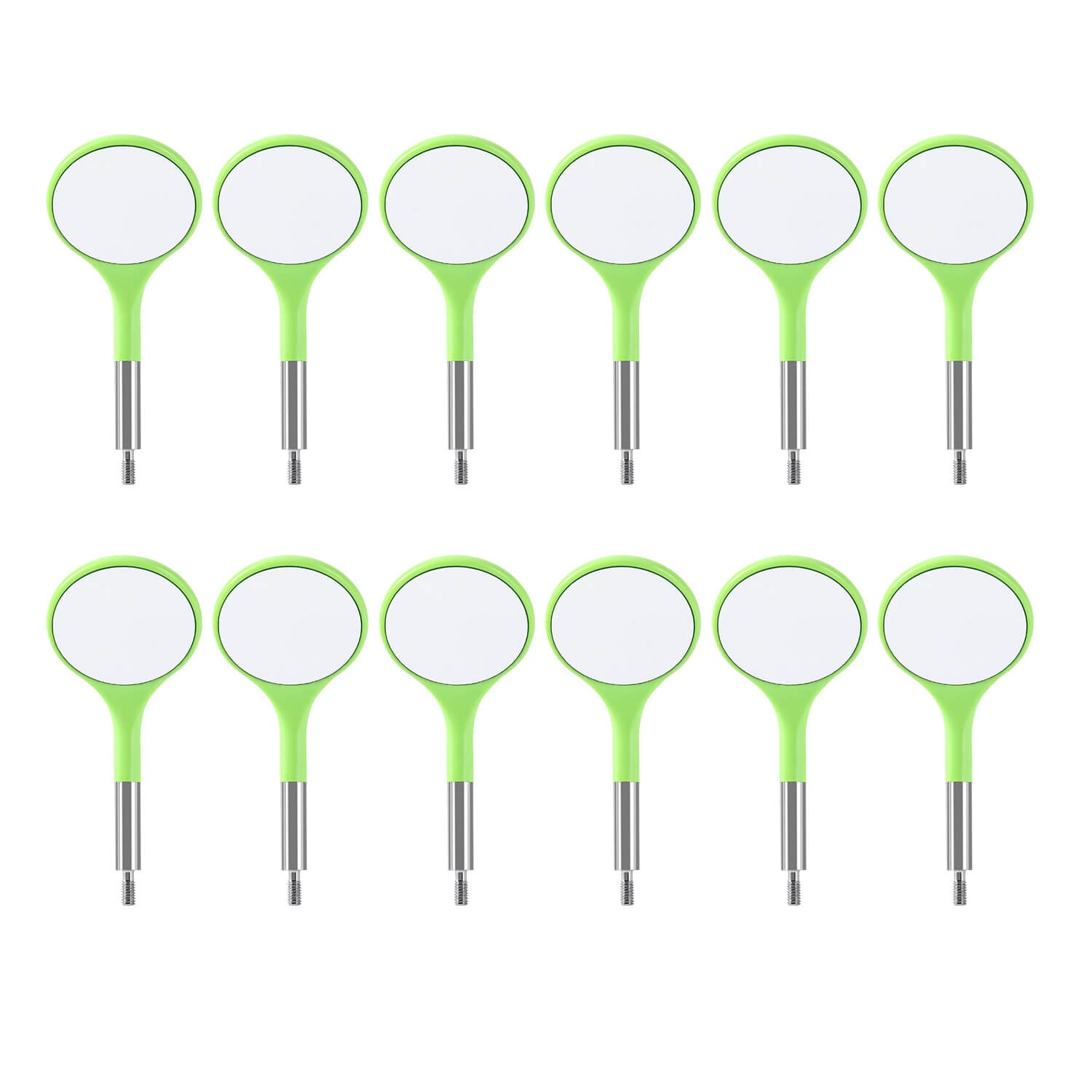 Dental Ultra Clear Mouth Mirror Colorful Plastic/Metal Mirror Heads & Handle