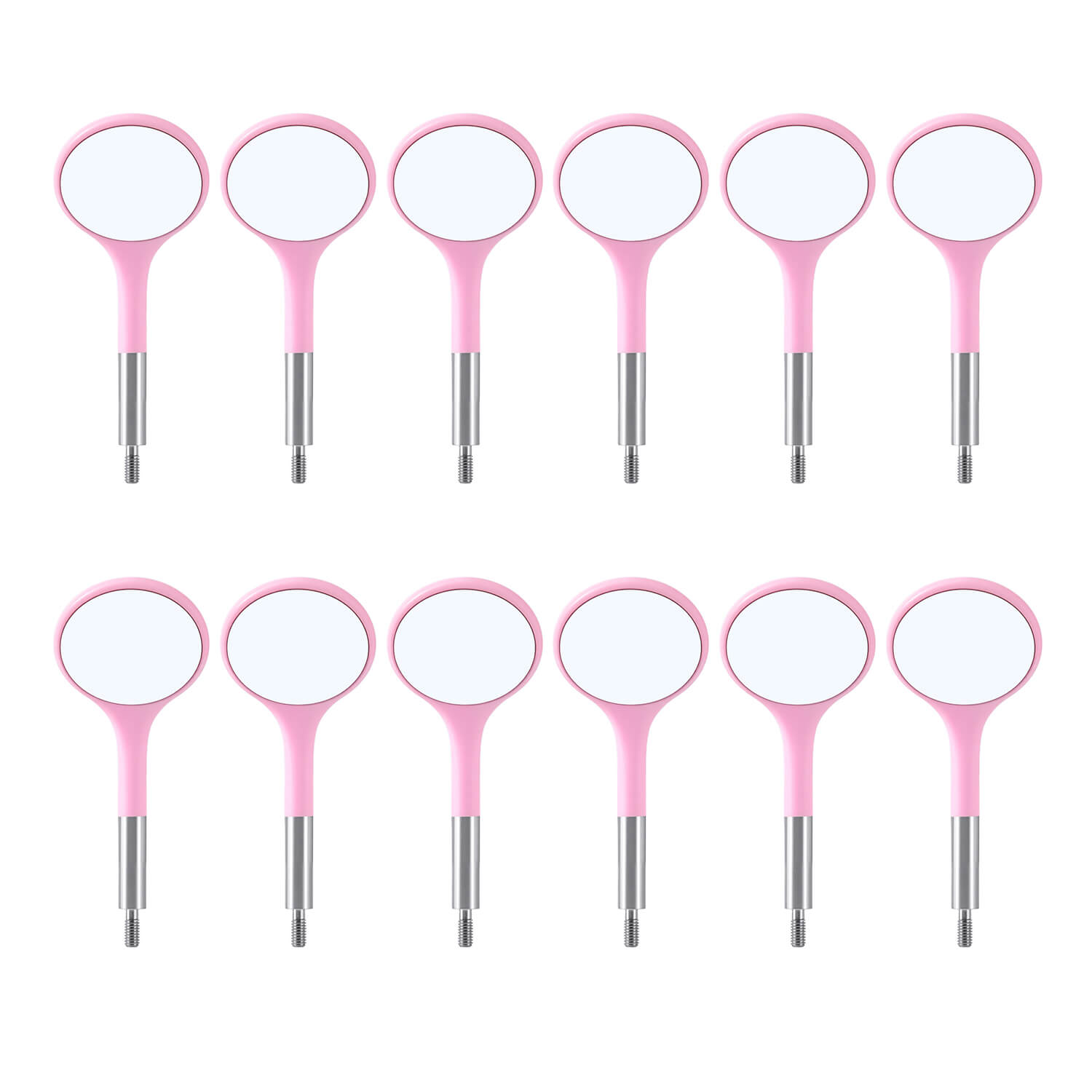 Dental Ultra Clear Mouth Mirror Colorful Plastic/Metal Mirror Heads & Handle