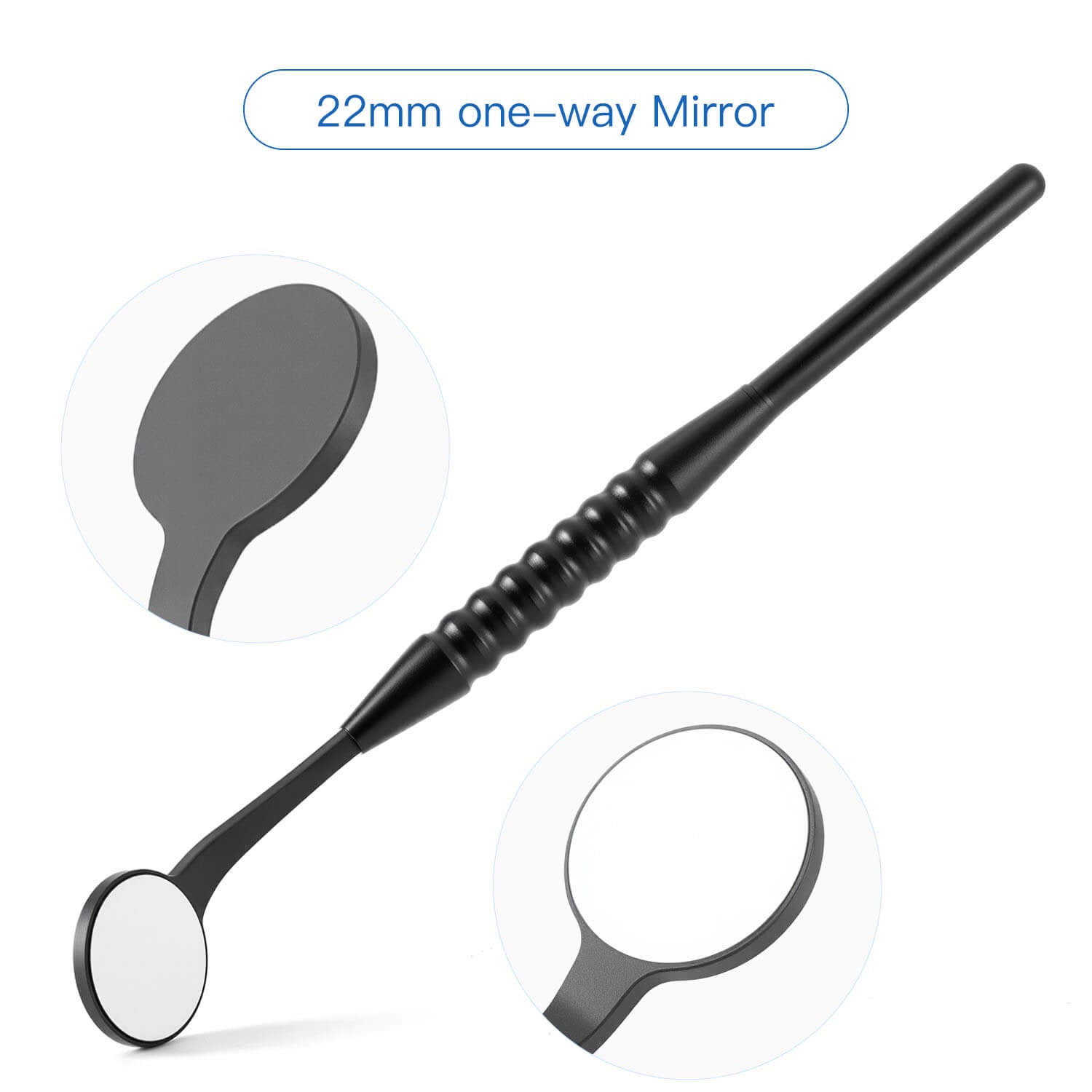 Dental Ultra Clear Mouth Mirror Imaging Sterilizable 22/24mm for Implantology and Surgery