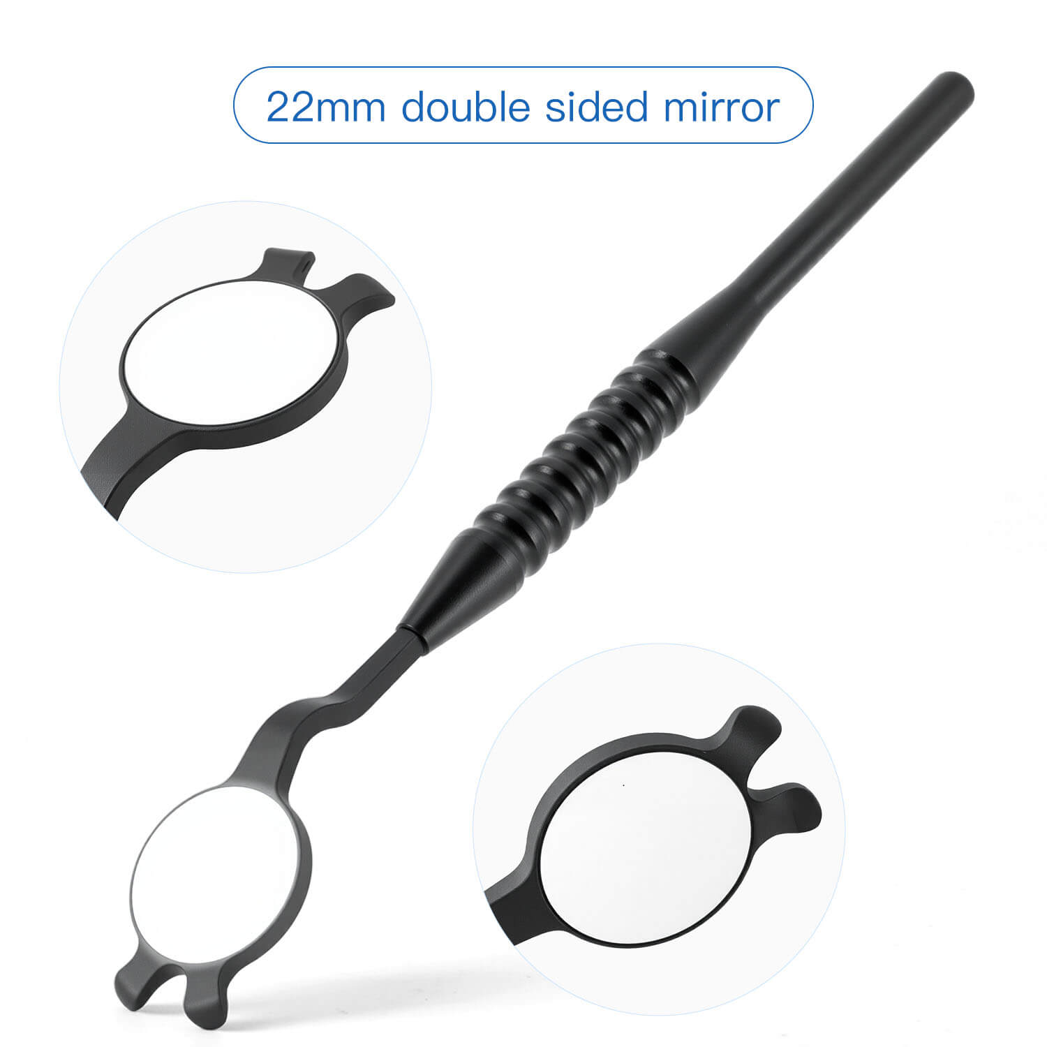 Dental Ultra Clear Mouth Mirror Imaging Sterilizable 22/24mm for Implantology and Surgery