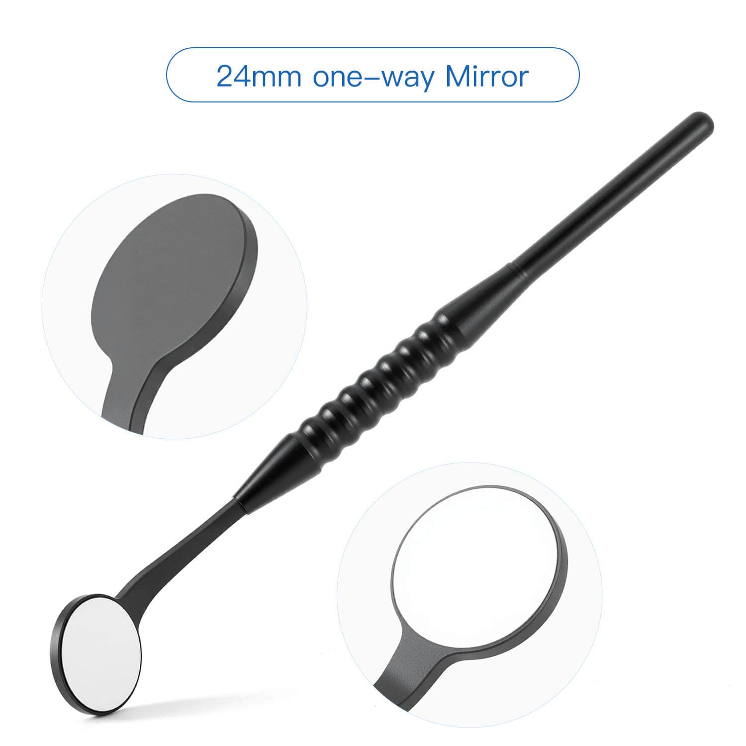 Dental Ultra Clear Mouth Mirror Imaging Sterilizable 22/24mm for Implantology and Surgery