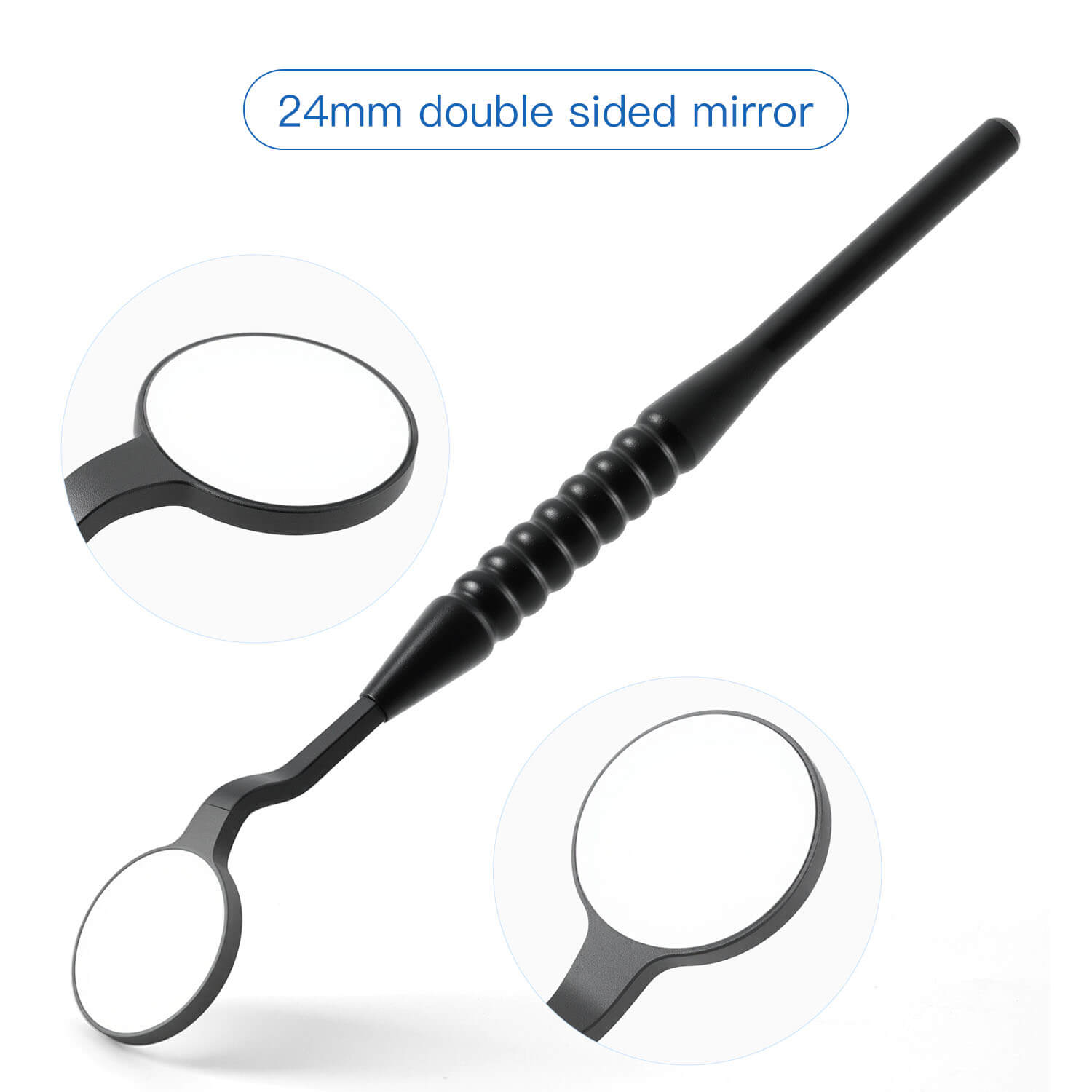 Dental Ultra Clear Mouth Mirror Imaging Sterilizable 22/24mm for Implantology and Surgery