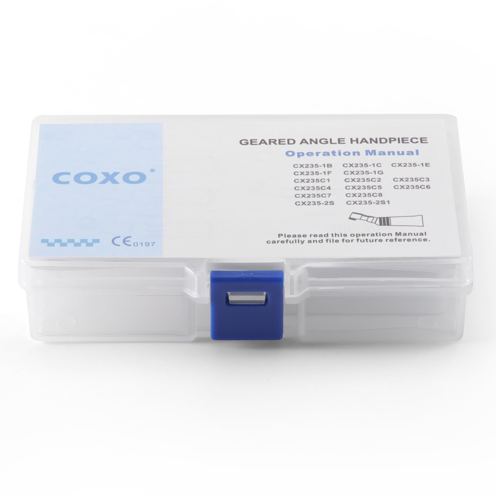 COXO Dental 1:1 Low Speed Electric Handpiece Contra Angle Straight Handpiece Air Motor 4 Holes