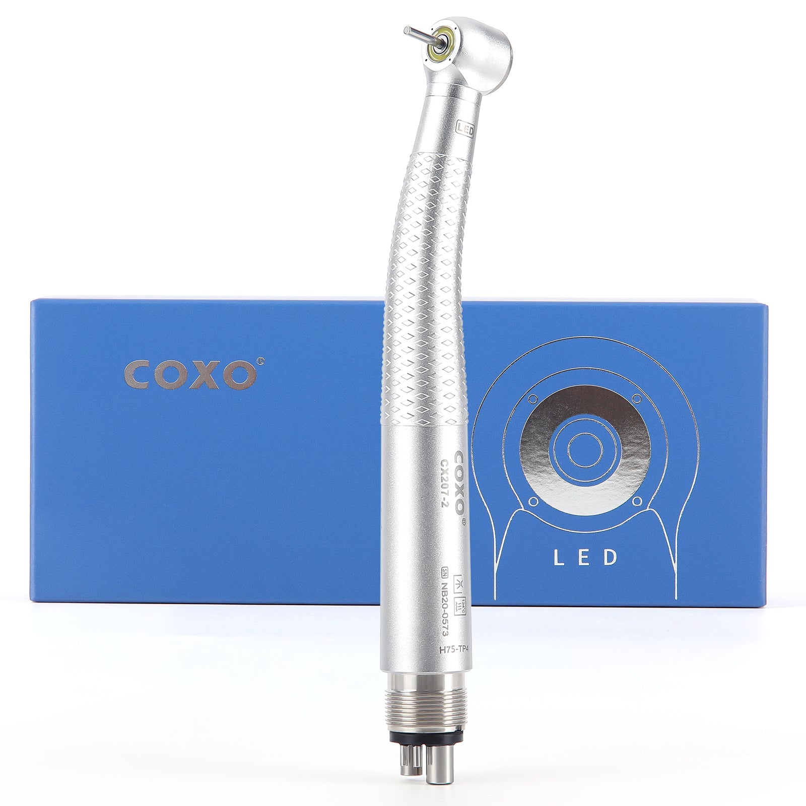 COXO LED высокоскоростной турбинный наконечник с генератором крутящего момента головка Shadowless Series 4 отверстия соединитель CX207-2 H75-TP4