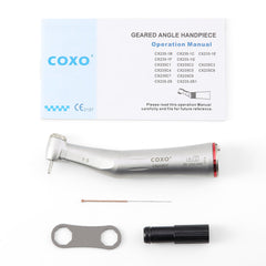 COXO Dental 1:5 Increasing Electric Fiber Optic Inner Channel Contra Angle Handpiece Standard Head CX235C7-5