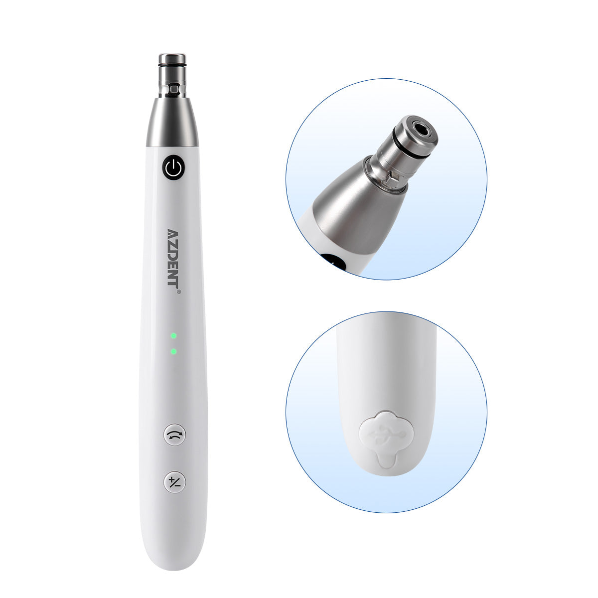 Dental Cordless Hygiene Prophy Handpiece 2 Speed Settings Prophy Angle 360° Rotating