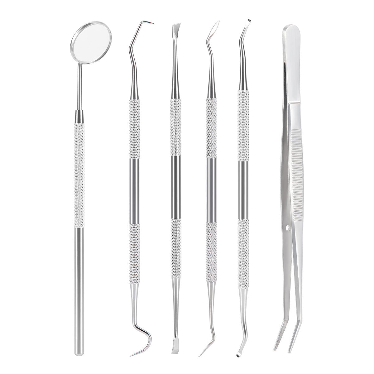 Dental Cleaning Tool Set Stainless Steel 6pcs/Set