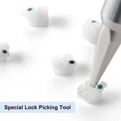 Самолигирующиеся керамические брекеты AZDENT Dental Roth/MBT 0.022 с крючком 3,4,5