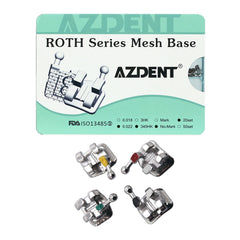 AZDENT стоматологические сетчатые металлические скобы Mini Roth .022 крючки на 345 400 шт./коробка