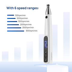Dental Cordless Hygiene Prophy Handpiece 6 Speed Settings Prophy Angle 360° Rotating