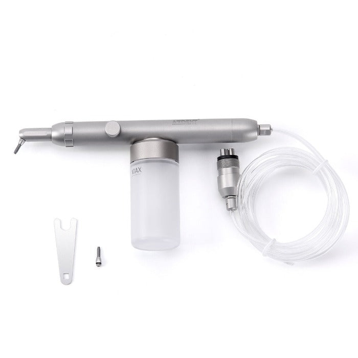 AZDENT Dental Alumina Air Abrasion Polisher Sandblasting Sandblaster Prophy Gun 2/4Hole