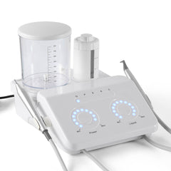 Raspador ultrasónico dental VRN-DQ40, pulidor de aire, sistema de terapia periodontal con chorro de arena, pieza de mano LED