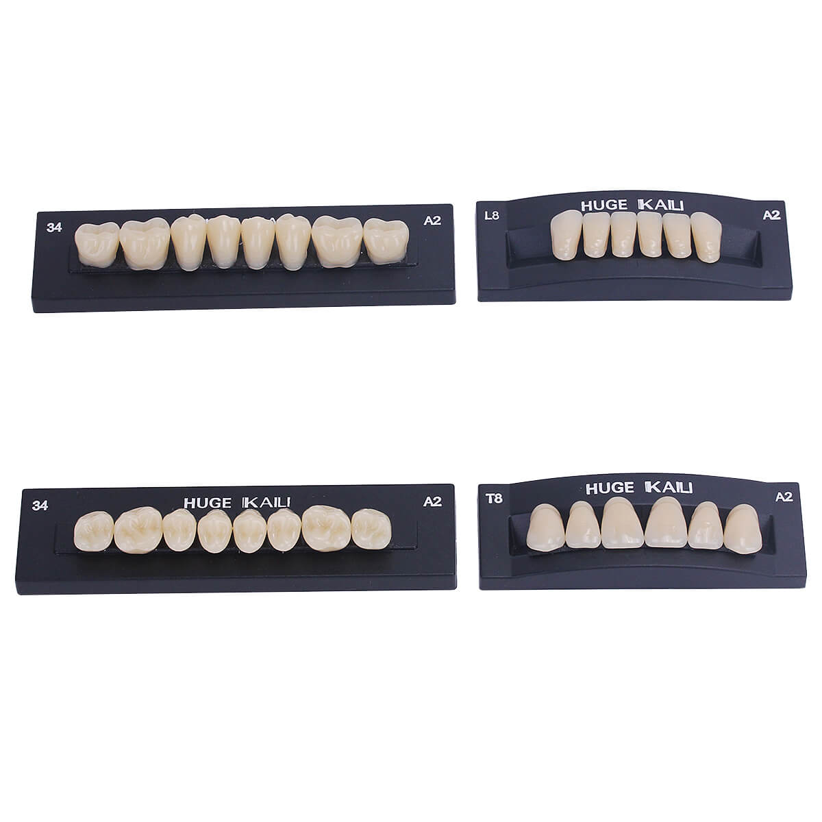 Dental Synthetic Polymer Teeth Resin Denture A1/A2/A3 28 Teeth/Set