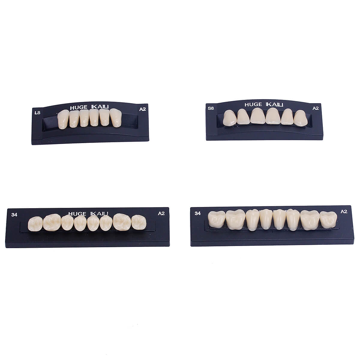 Dental Synthetic Polymer Teeth Resin Denture A1/A2/A3 28 Teeth/Set