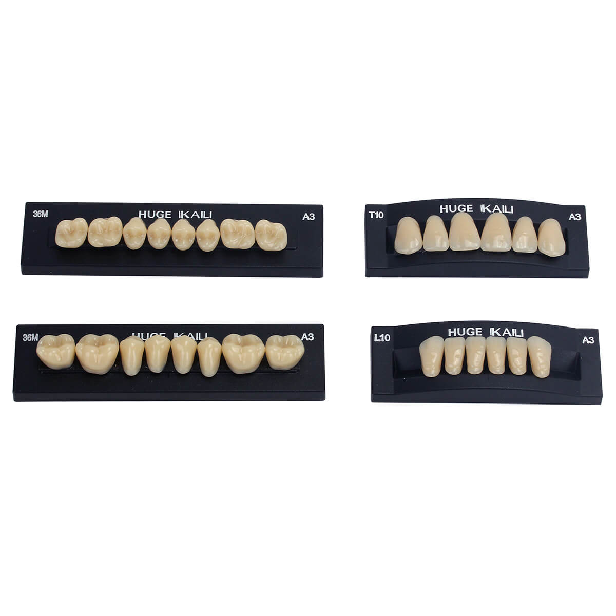 Dental Synthetic Polymer Teeth Resin Denture A1/A2/A3 28 Teeth/Set