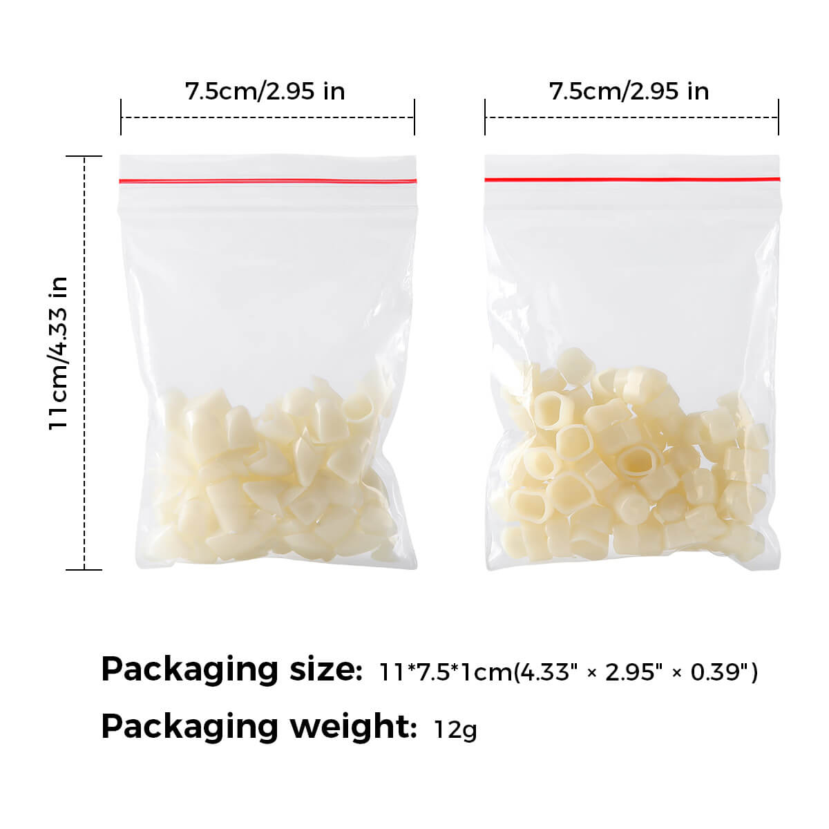 Dental Temporary Resin Teeth Crown Material for Anterior Molar Posterior Teeth 50pcs/Bag