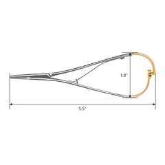 Dental Orthodontic Elastic Placement Ligature Tie Holder Stainless Steel 14cm